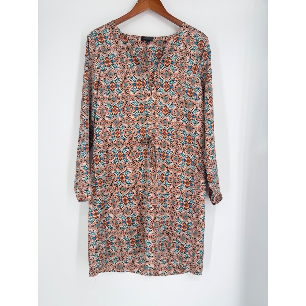 The Limited Womens Dress Large Boho Geometric Southwestern Y2K 70s Retro Tribal